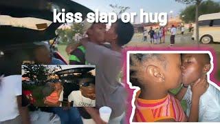 kiss slap or hug( sebokeng addition)april fool||happy fam rsa