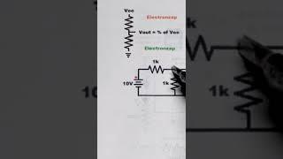 2 1k Resistors Voltage Dividers For Half Of 10V #short #shorts #electronics