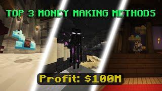 Top 3 midgame moneymaking methods | Hypixel skyblock