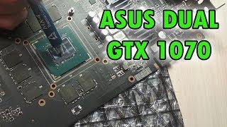 ASUS DUAL GTX 1070 Обслуживание