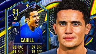 THE BOXER!  91 FUT HERO CAPTAINS CAHILL PLAYER REVIEW! - FIFA 22 Ultimate Team