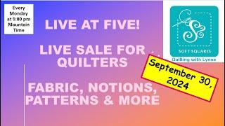 Soft Squares Quilting with Lynne is live!