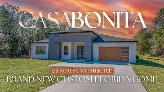 WE TOURED A BRAND NEW MODERN HOME ON OVER AN ACRE OF NO HOA LAND | OCALA FLORIDA HOME TOUR