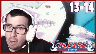 OKAY, I JUST BECAME A BLEACH FAN! ICHIGO VS MENOS! BLEACH EPISODES 13-14 REACTION!