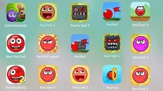 Red Ball 4, Red Ball 1, Red Ball 2, Red Ball 5, Bounce,Catch The Candy