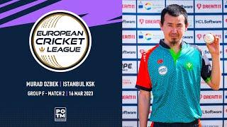 POTM: M.Ozbek - IST vs PLN  | European Cricket League 2023 | Group F, Day 1 | ECL23 | ECL23.072