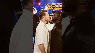 Canelo Alvarez and Terence Crawford face-off  #CaneloCrawford #Boxing #canelo