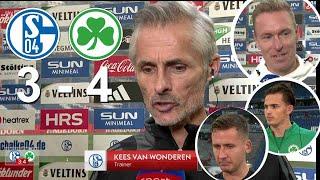 Kees Van Wonderen Leonhard Haas Seguin Noll Interview Nach Dem Spiel Schalke 3 vs 4 Greuther Fürth