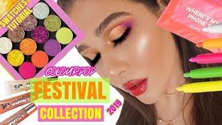 COLOURPOP | FESTIVAL COLLECTION 2019 | TUTORIAL & SWATCHES + FIRST IMPRESSIONS