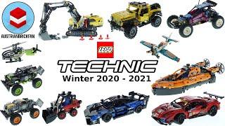 All Lego Technic 2021 Sets Winter 2020 - 2021 - Lego Speed Build Review