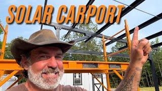 Game Changer! | Off Grid Solar Carport Build | Chiko USA