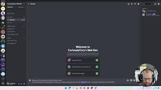 Live Coding! Adding discord chat to my website.