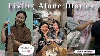 Living Alone Diaries | Shopping for new room️, meeting friends & lots of organising