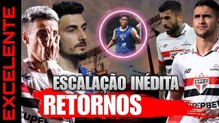 ATUALIZADO! EXCELENTE NOTÍCIA NO SÃO PAULO! NOVO ACORDO ENCAMINHANDO! ESCALAÇÃO INÉDITA + INFOS SPFC