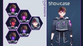 EuPhoRx Live2D Model Showcase with Digital Mask