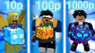 КУПИЛ АККАУНТ В БЛОКС ФРУТС ЗА 10, 100 И 1000 РУБЛЕЙ?! ROBLOX BLOX FRUITS