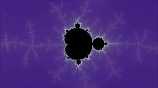 Mandelbrot fractal movie made in Python