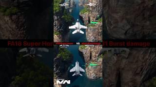 F18 super hornet vs mig 31 #modernwarships #shorts