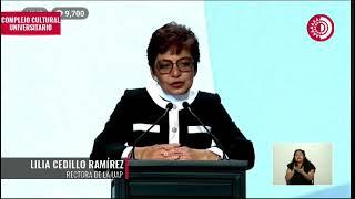 Asegura Lilia Cedillo que, como resultado de licitaciones pulcras, la UAP ha logrado ahorrar 345 mdp