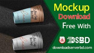 Download Sleek Paper Coffee Cup Mockup Free