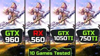 GTX 750 ti vs GTX 960 vs GTX 1050 ti vs RX 560 | Biggest Comparison