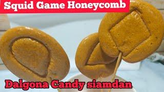 Dalgona Candy Siamdan // Squid game Honeycombs  // squid game candy recipe