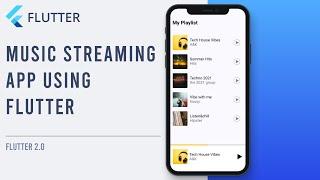 Make a Music streaming app using Flutter