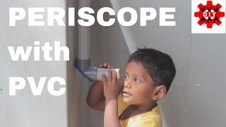 How to make periscope with pvc and mirrors