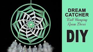 WOW !!! Very Easy to Make Wall Hanging Dreamcatcher || Latest Design Nylon Thread Dream Catcher DIY