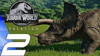 Jurassic World Evolution - Gameplay Walkthrough Part 2 - Triceratops (Ultra Settings)