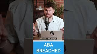 American Bar Association BREACHED - Lawyers Beware! | SecuirtyMetrics News #Shorts