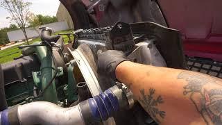 How to replace a radiator in a semi truck