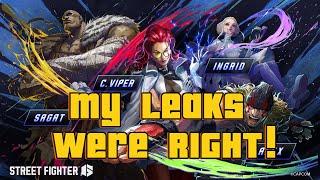 Street Fighter 6 Season 3 Trailer Breakdown — My Leaks Were 100% Right!