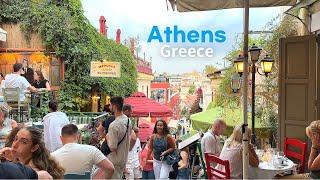 [4K] Walking tour of Athens, Greece (Day & Night) 2024