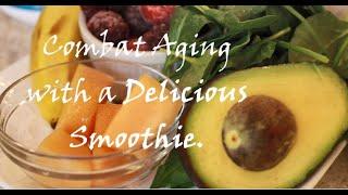 Healthy smoothie recipe | added Collagen Peptide | Anti-aging