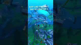 A nice throwback to the first day of Fortnite chapter 2! #chapter2remix #fyp #fortnite