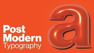 Post Modern Typography in Adobe Illustrator | How to Inflate Text | Glossy 3D Text Balloon Effect