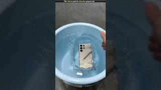 Water Proof Experiment with Phone