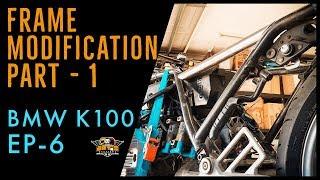 Gas Tank Alignment - Frame Modification Part 1 - BMW K100