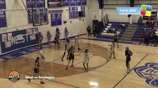 MPTS Sports, West vs Souhegan, Girls Basketball, 2/21/23