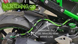 ZH2 SPIEGLER REAR STEEL BRAIDED BRAKE LINE INSTALL