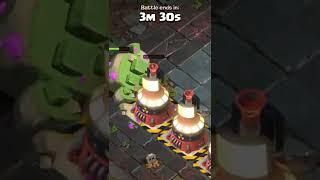 Clash of Clans MaintainGolem VS Boom Beach's Microwav'R // Who's Win ?? // #shorts #coc #boombeach