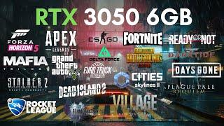 RTX 3050 6GB - 20 Games test