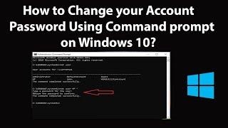 Reset Password Windows 10  Using Command Prompt CMD (FIXED)