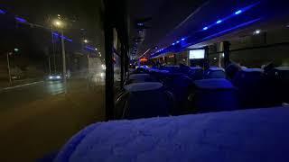 Bus Ride Ambience | Night Bus Ride Noise | 11 Hours Of Bus Sound White Noise For Sleep, Focus, Study