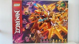 ОБЗОР ЛЕГО НИНДЗЯГО 71774 Золотой Ультра Дракон Ллойда LEGO NINJAGO Lloyd's Golden Ultra Dragon