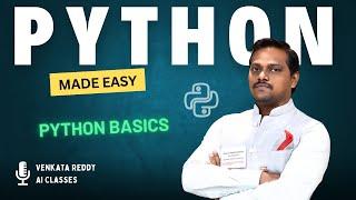 Python Basics | Video 1 | Part 2 | Python Made Easy