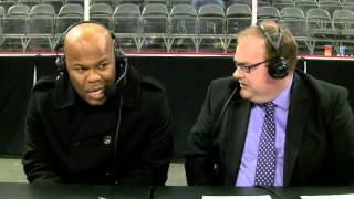Odell Bradley halftime interview (1-16-2016)