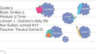 Smiles 3 Module 3 Lesson 1