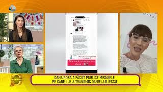 Follow us! - Dana Roba i-a dat banii inapoi lui Culita Sterp! Iata mesajele de la Daniela Iliescu!